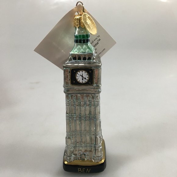 Landmark Creations Big Ben Clock London Glass Ornament 5" NEW Made in Poland - Picture 3 of 9
